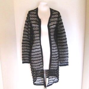 Milly Mesh Open Front Evening Jacket